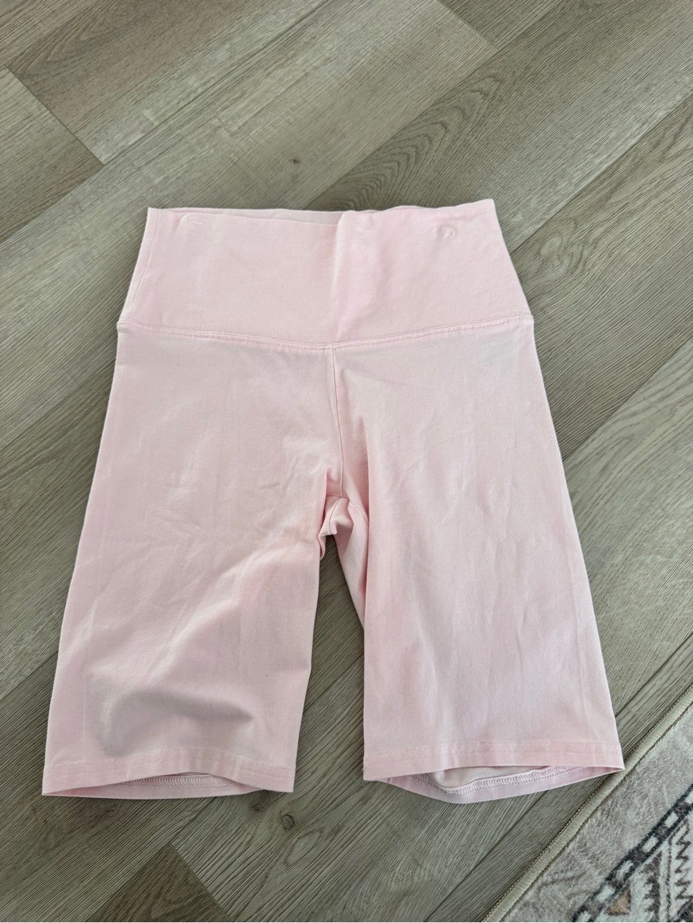 TNA by Aritzia High-Rise Biker Shorts – Baby Pink – Size S